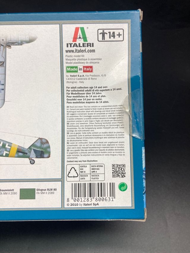 Maqueta Italeri Bf-109 G-6 1:72