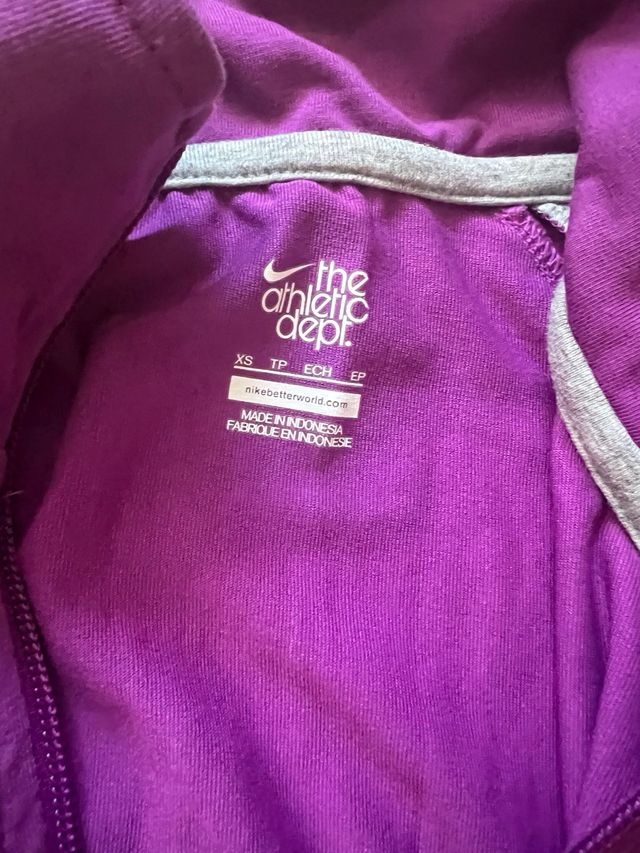 Sudaderas Nike M (38-10) - Gris y Morada