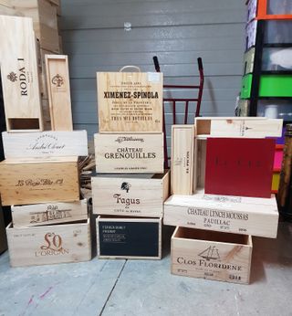 Scatole in legno, vasi, artigianato, casa, armadi