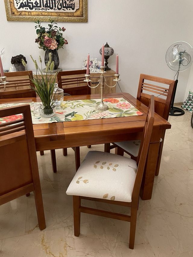 Comedor madera maciza 6 sillas