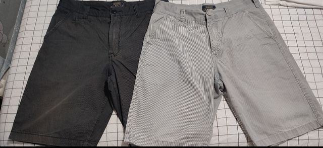 Shorts Springfield Masculino (G) - Preto e Cinza