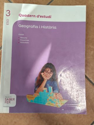 QUADERN ESTUDI GEOGRAFIA HISTORIA 3 ESO Santillana