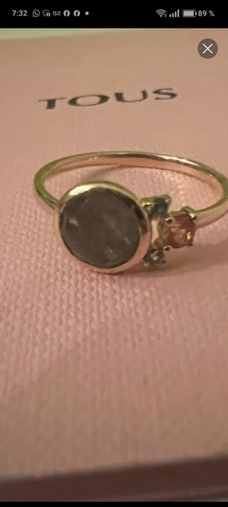 Anillo y pulsera Tous Garden oro multicolor
