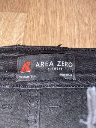 Shorts rotos AREA ZERO negros