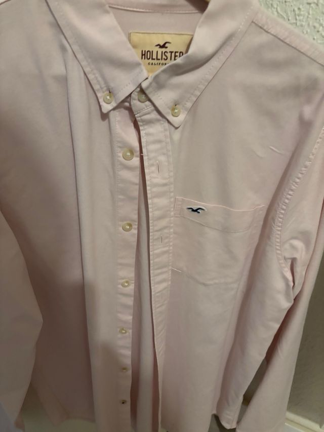 Camisa Hollister rosa - Talla XL