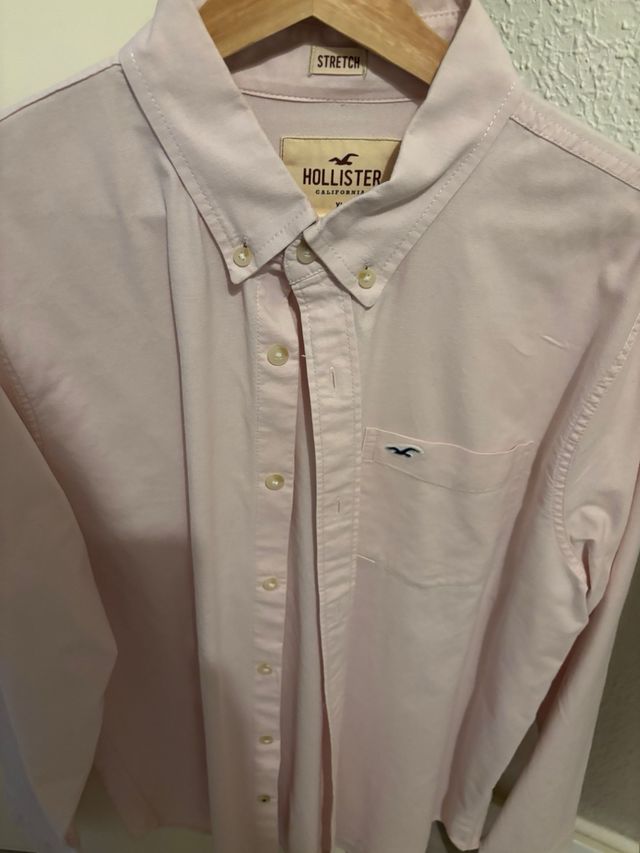 Camisa Hollister rosa - Talla XL