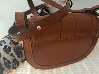 Bolso bandolera Zara marrón