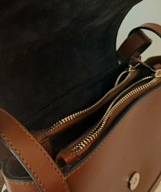 Bolso bandolera Zara marrón
