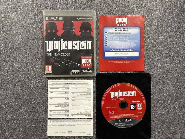 Wolfenstein The New Order PS3 Pal Spagna COMPLETO