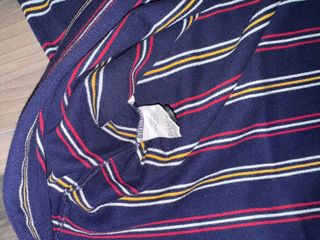 Polo Lacoste Uomo XL - Blu a Righe