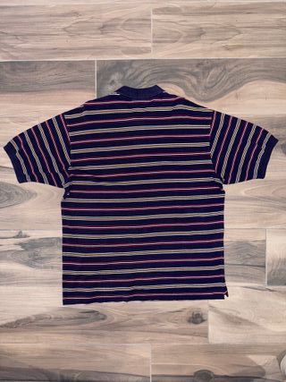 Polo Lacoste Uomo XL - Blu a Righe
