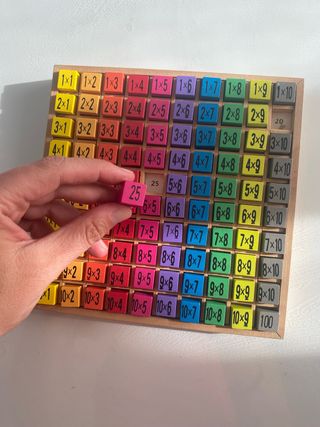 2 juegos Madera Niños 6-7 años para Matematicas
