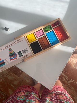 2 juegos Madera Niños 6-7 años para Matematicas