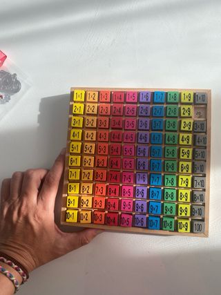 2 juegos Madera Niños 6-7 años para Matematicas