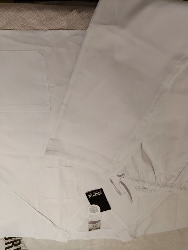 Uniforme sanitario WORKTEAM blanco XL