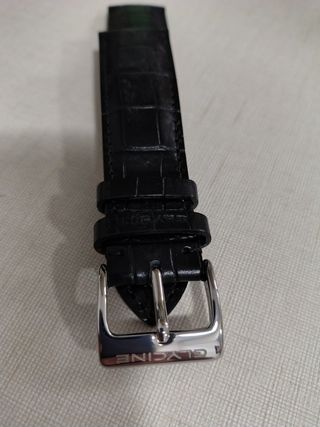 Correa original Glycine piel negra 22mm