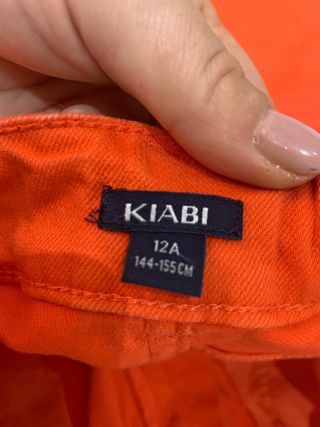 Shorts bimbo Kiabi arancioni