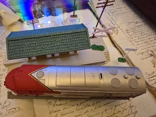 Locomotora Santa Fe H0 - Mehanotehnika