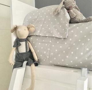 cama litera tren lacada en blanco Perfecta