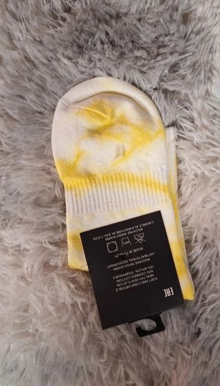 Calze Nike gialle tie-dye