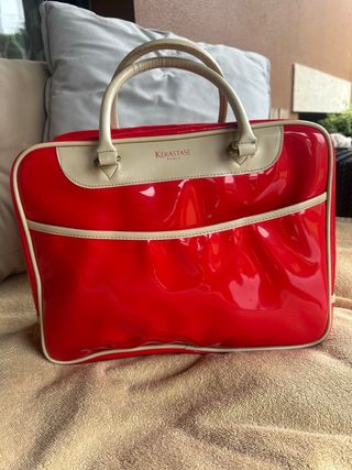 Bolso Kerastase rojo - charol