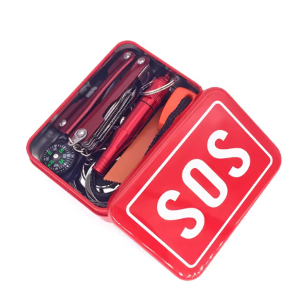Caja SOS supervivencia - herramientas