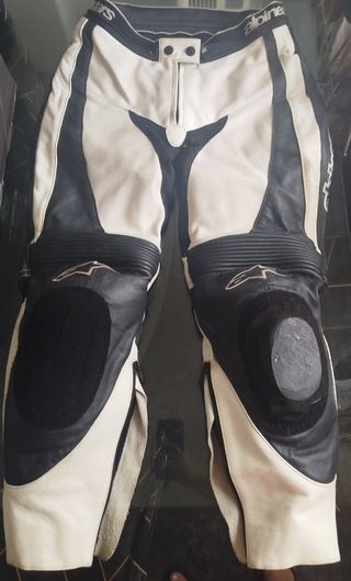 Traje/Mono moto dos piezas alpinestars chica+botas