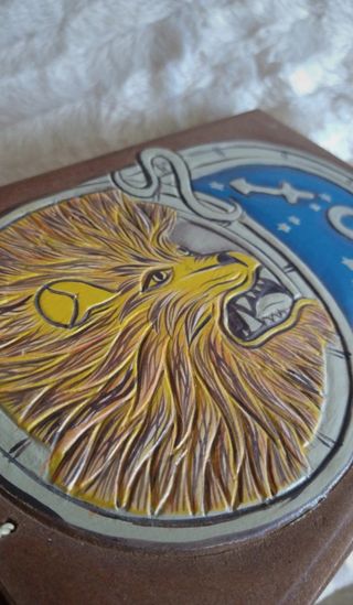 Álbum fotos madera grabada