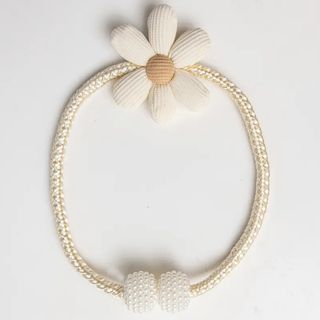 Sujeta cortinas | 2 pzas beige