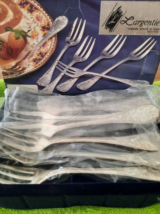 Juego 6 Tenedores Pasteles L'Argentiere