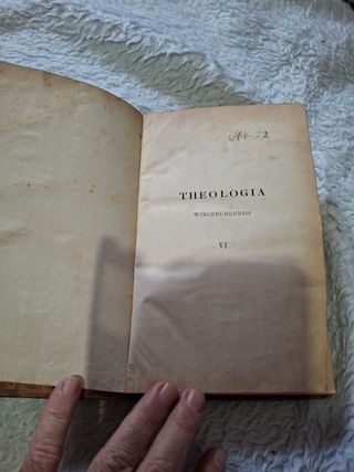 Libro antiguo. Teología dogmática.  Latín. 1880