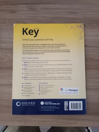 Key to Bachillerato 1. Support &Extend pack. 2 ...