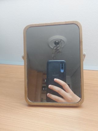 Espejo de tocador con soporte
