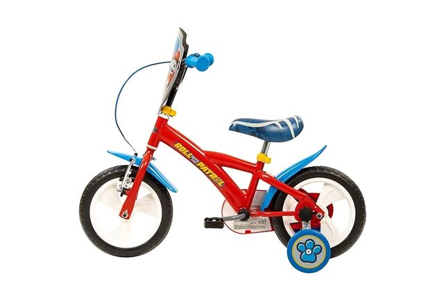 Bicicleta Paw Patrol 12" roja