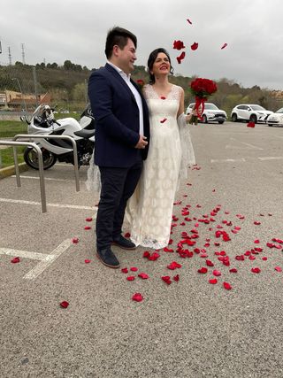 Vestido novia blanco