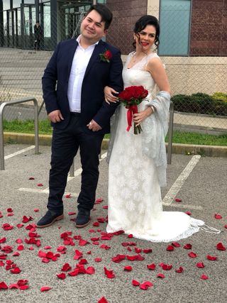 Vestido novia blanco