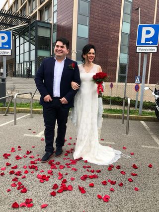 Vestido novia blanco