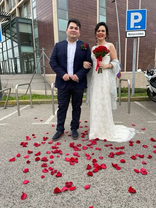 Vestido novia blanco
