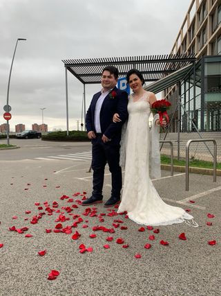 Vestido novia blanco