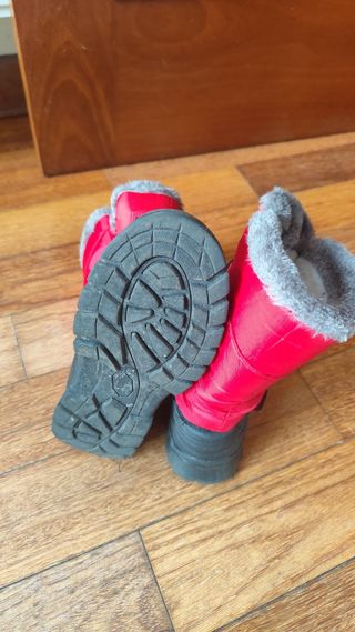Botas Nieve rojas niña talla 36