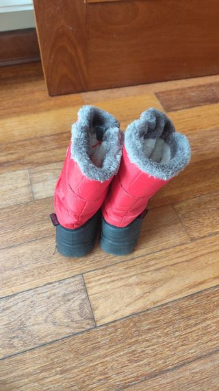 Botas Nieve rojas niña talla 36