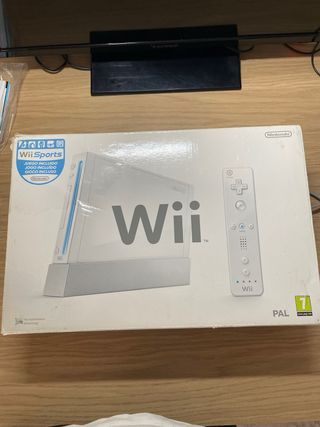 Nintendo Wii completa, con Caja incluida + Juego 
