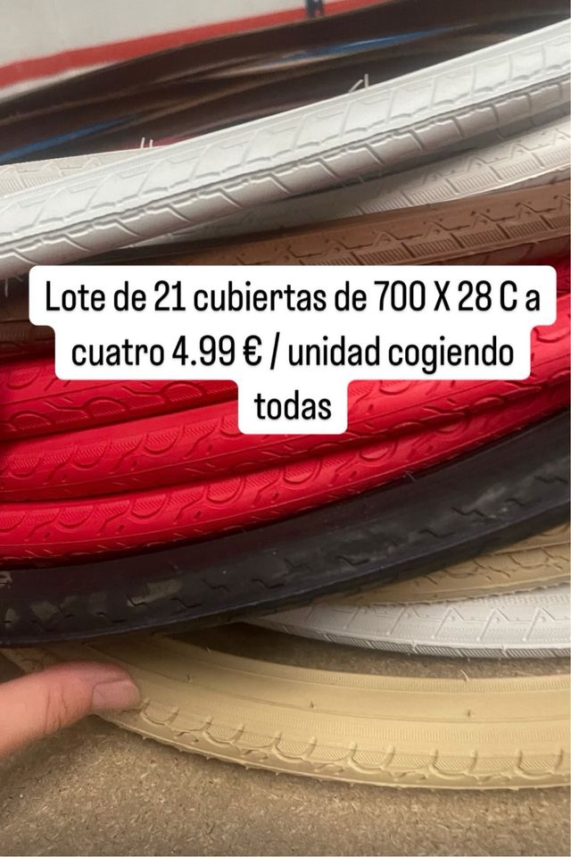 Lote Cubiertas Bicicleta 700x28C y 700x35C