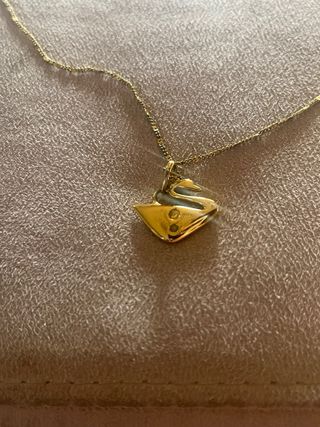 Collana cigno Swarovski