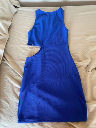Vestido Pull&Bear azul talla S