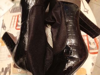 Botines negros mujer tacón cuña