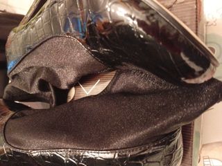 Botines negros mujer tacón cuña
