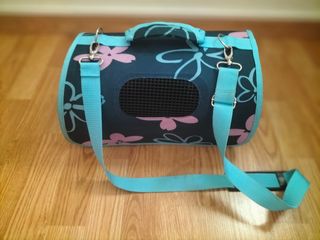 Transportín mascotas - Azul y Rosa