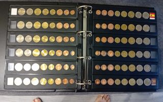 Colección Euros 1999 a 2016 S/C España+ALBÚM+HOJAS