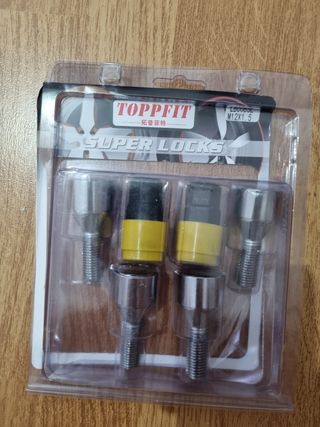 Juego Tornillos Antirrobo TOPPFIT M12x1.5